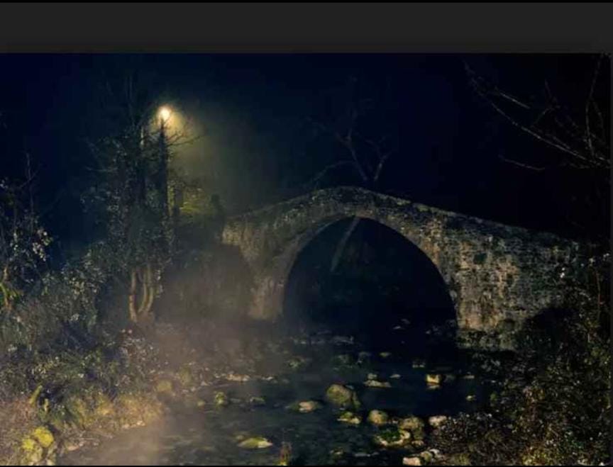 haunted rural Bengal village night
