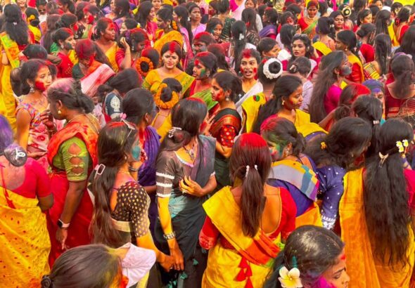 Udayanarayanpur Madhabilota Mahavidyalaya Rong Utsav 2026 celebration