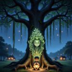 Udaynarayanpur village old banyan tree ghost story night view